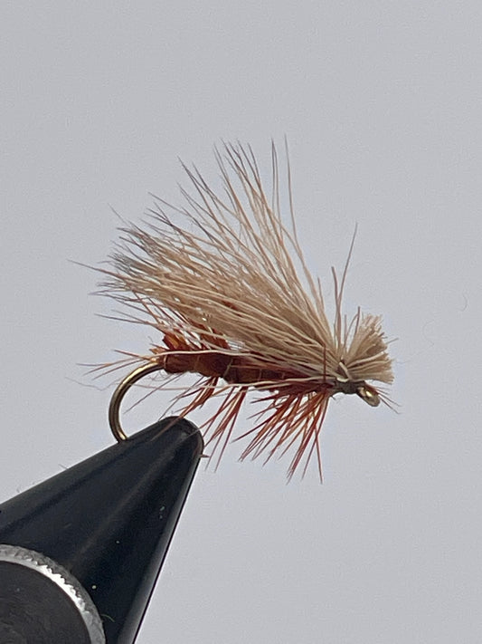 Elk hair caddis brown